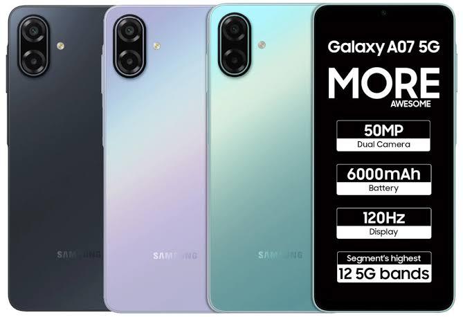 SAMSUNG GALAXY A07 view 2