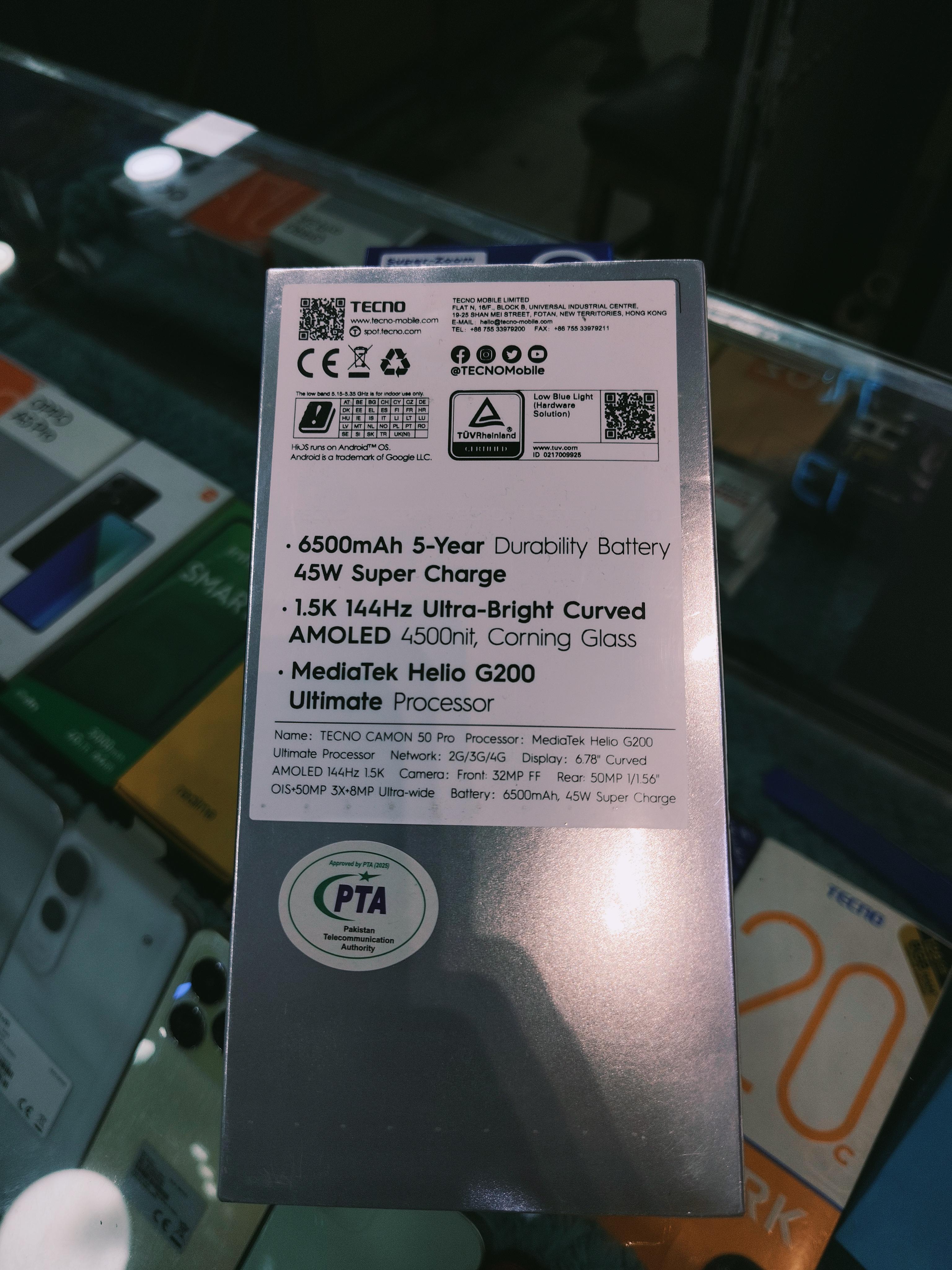 Tecno Caman 50 pro 8/256 view 3
